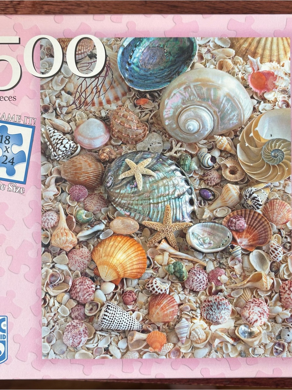 FX Schmid puzzle- Sea Shells 500 pieces
